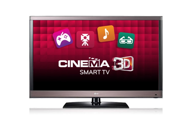 LG 32" Cinema 3D TV, Smart TV, LG Apps, Smart Share, Web Browser, Magic Motion Remote Control, Trumotion 120Hz, 2D to 3D Conversion, Certified Flicker-Free, Battery Free Glasses, 32LW5700