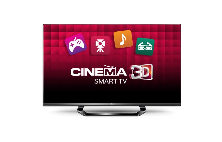 LG 65" Cinema 3D Smart TV, Comfortable 3D Glasses, Battery-free and charge-free 3D glasses, FPR 3D PanelTechnology, 2D to 3D mode & 3D to 2D mode, 3D World, Dual Play, Magic Remote Control, 65LM6200