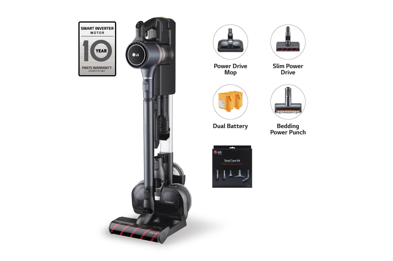 LG CordZero™ Powerful Cordless Handstick Vacuum, A9N-MAX