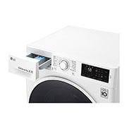 LG 6.0  Kg Front Load Washing Machine, Inverter Direct Drive, 6 Motion Technology, FC1206N4W