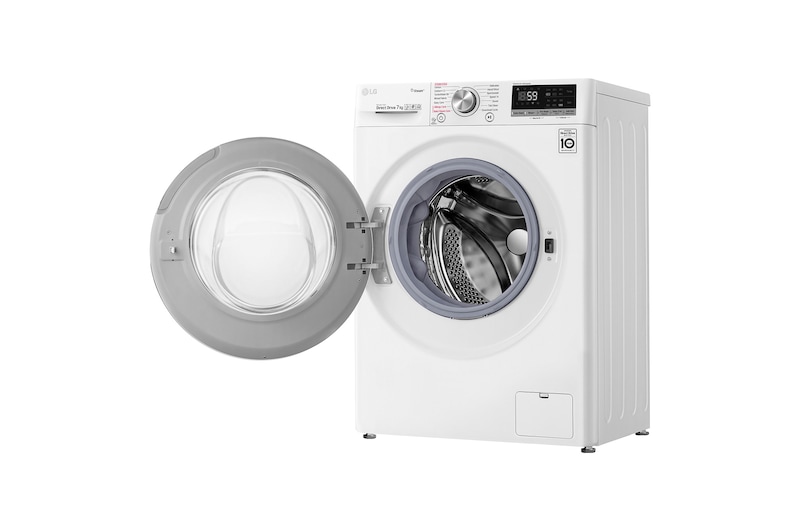 LG 7.0 Kg Front Load Washing Machine, Inverter Direct Drive, 6 Motion Technology, FC1407S4W
