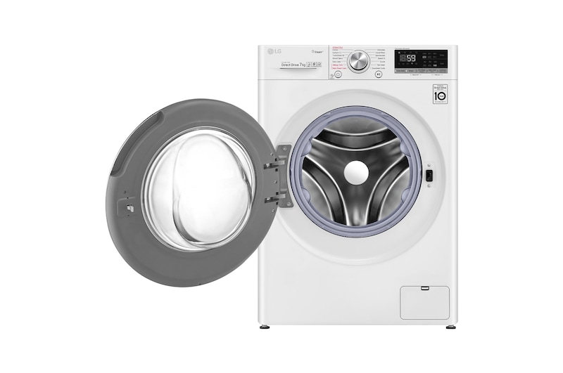 LG 7.0 Kg Front Load Washing Machine, Inverter Direct Drive, 6 Motion Technology, FC1407S4W