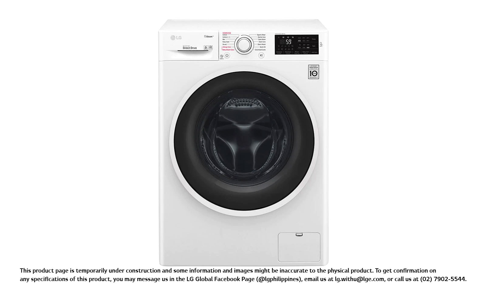 LG Front Load Combo Washer Dryer, FC1408D4W