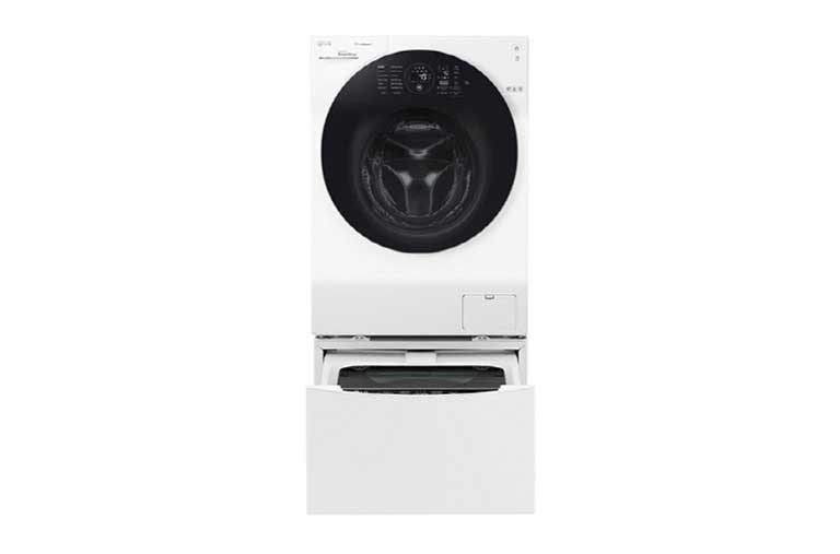 LG 12/8 Kg TWINWash™ Front Load Washing Machine with Smart Wi-Fi, FG1612H2W