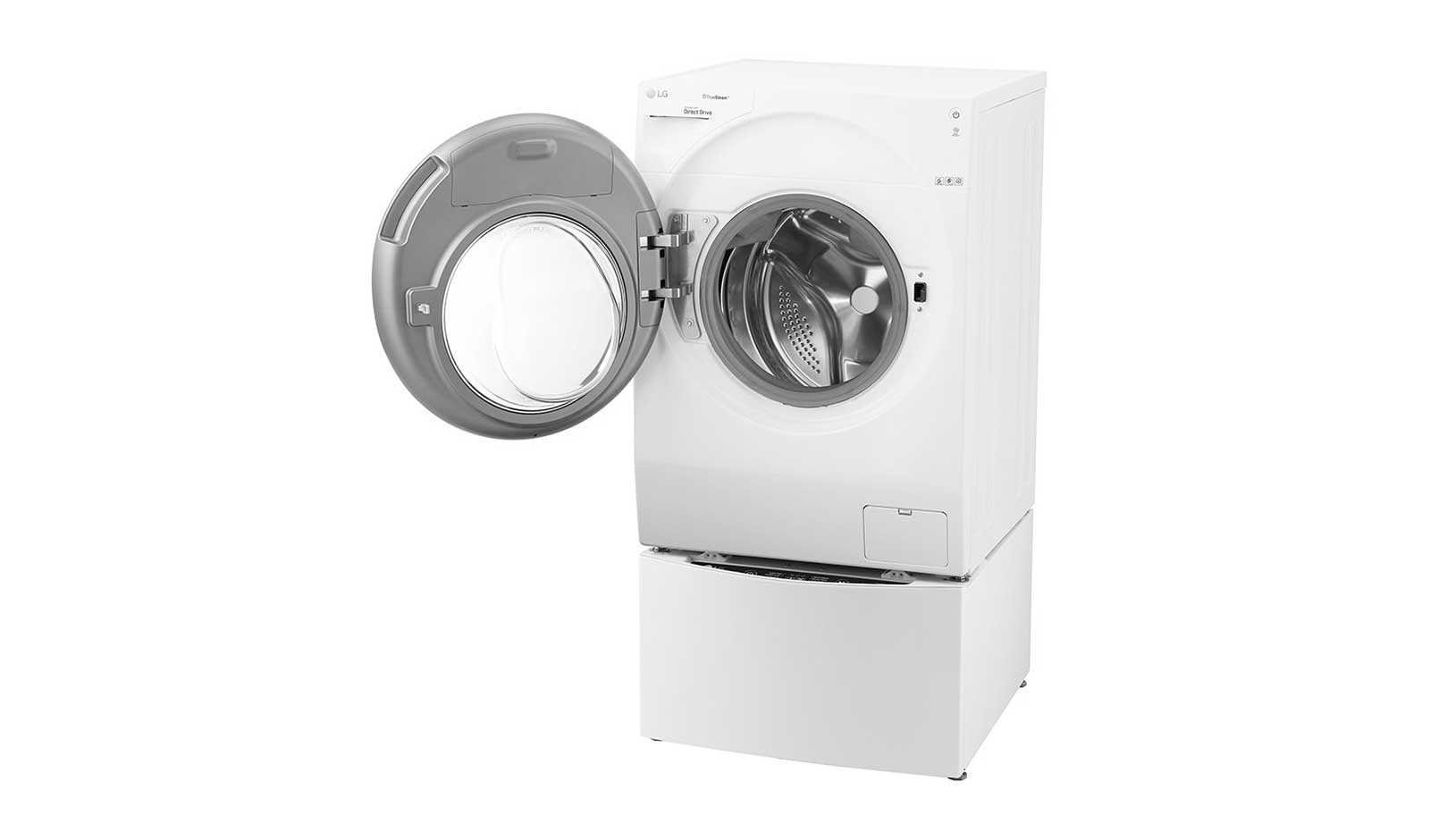 LG 12/8 Kg TWINWash™ Front Load Washing Machine with Smart Wi-Fi, FG1612H2W