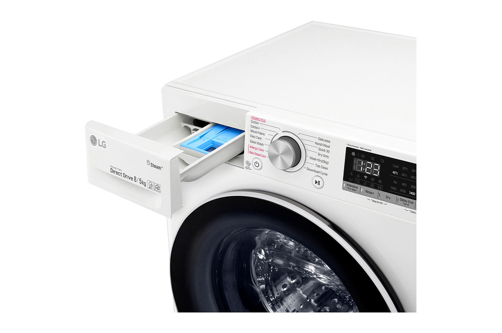 LG 7KG Front Load Washing Machine with AIDD, FV1207S4W