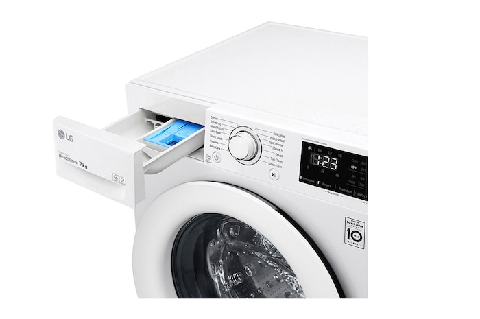 LG 7KG Front Load Washing Machine with TurboWash, FV1207S5W