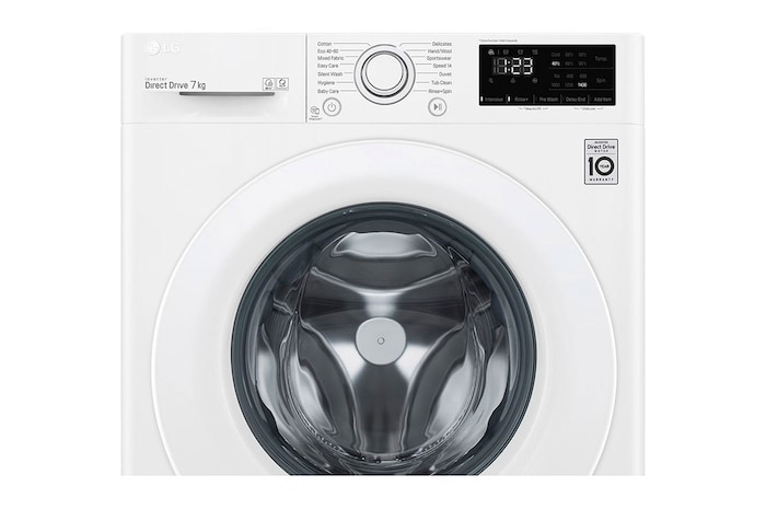 LG 7KG Front Load Washing Machine with TurboWash, FV1207S5W