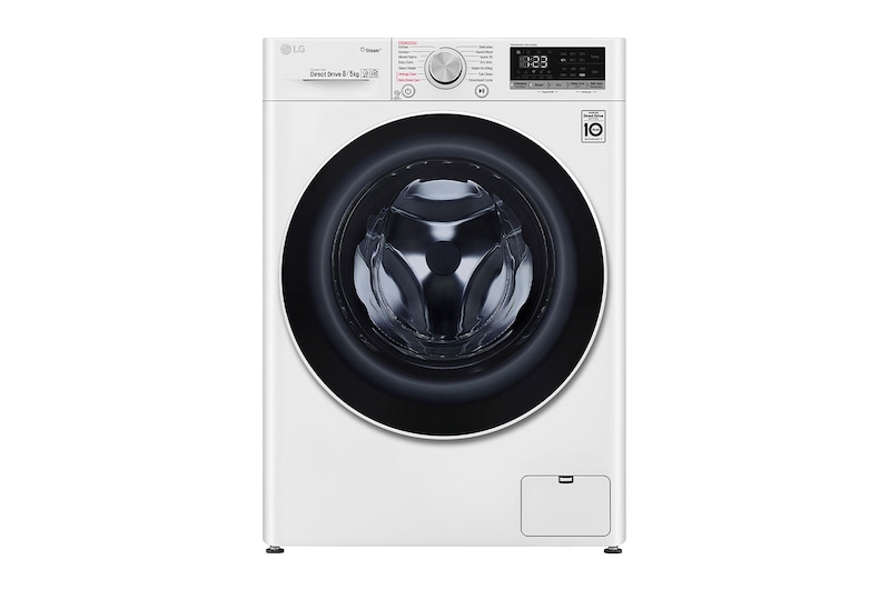 LG 8/5KG Front Load Combo Washer Dryer with AIDD, FV1208D4W