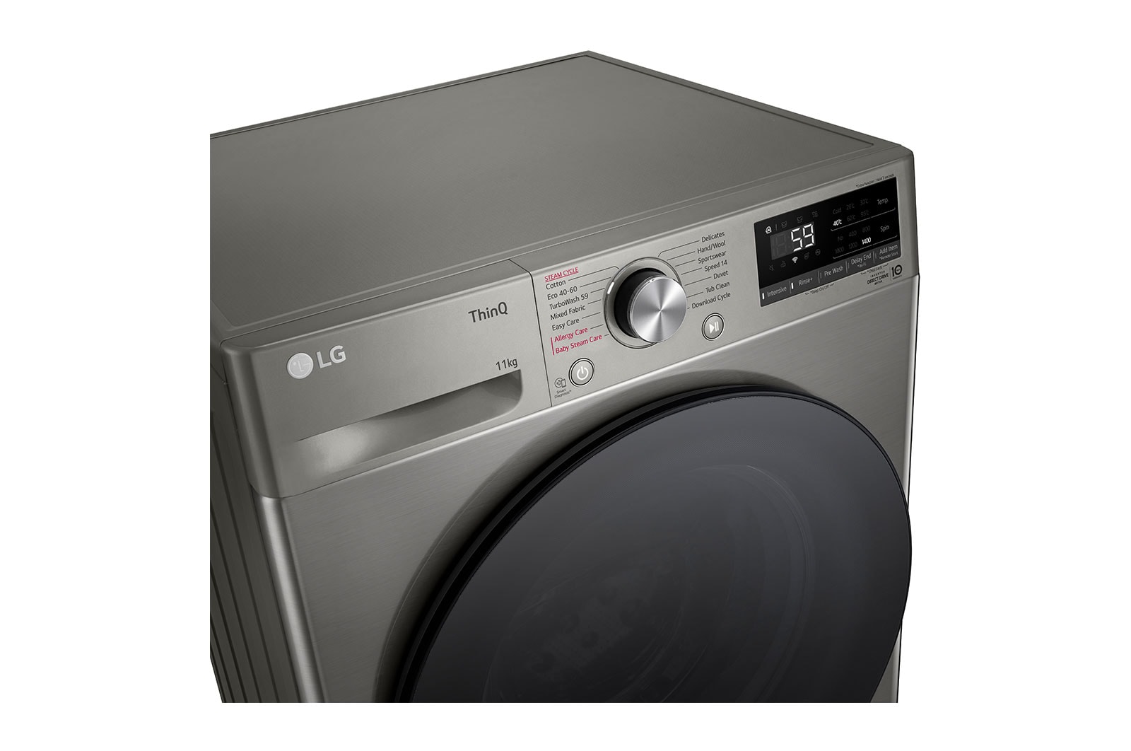 LG Front Load Washer with AI DD™ and TurboWash 360˚, FV1411S3P