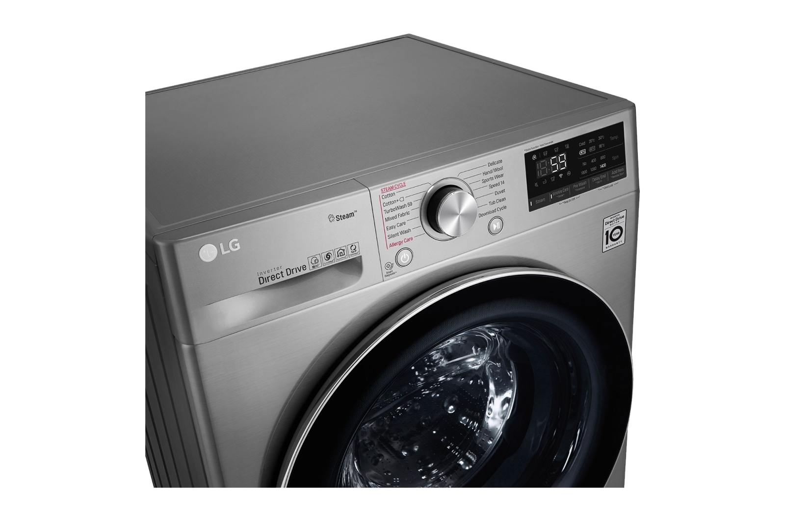 LG 10.5KG Front Load Washing Machine with TurboWash 360°, FV1450S3V