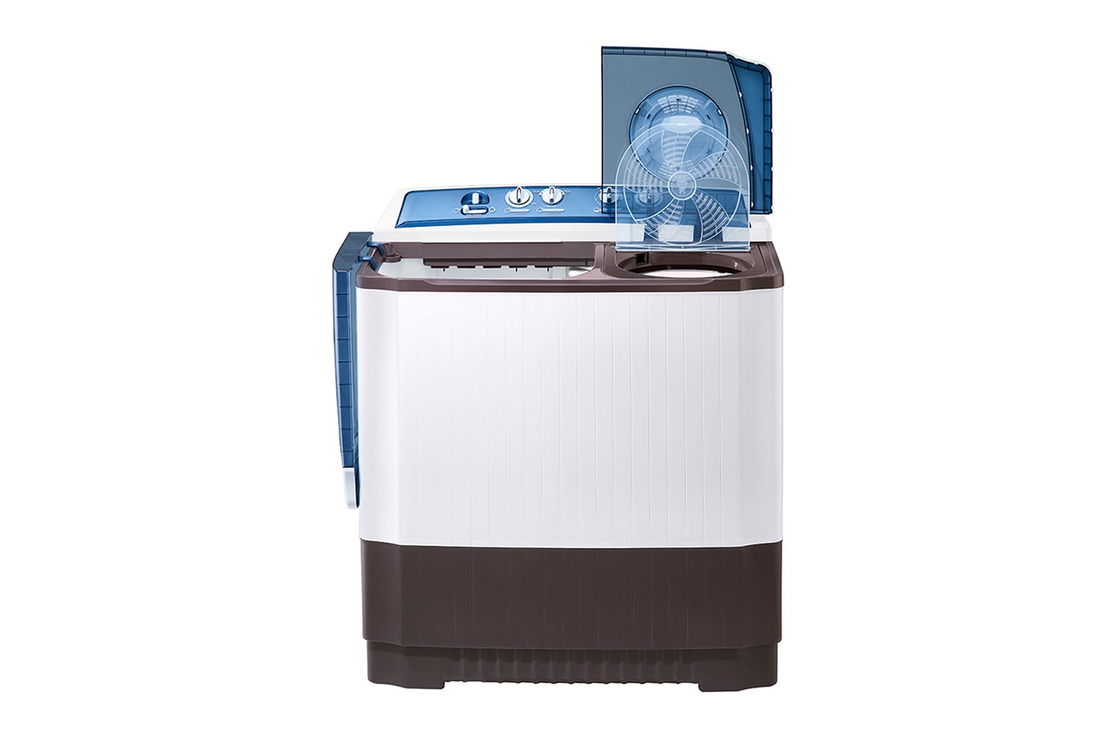 LG 16KG Twin Tub Washing Machine with Punch+ 3 Water Selector, P1600RT