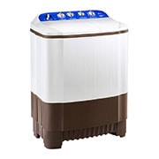 LG 6 Kg Twin Tub Washing Machine, Roller Jet Pulsator, Lint Filter, P600R