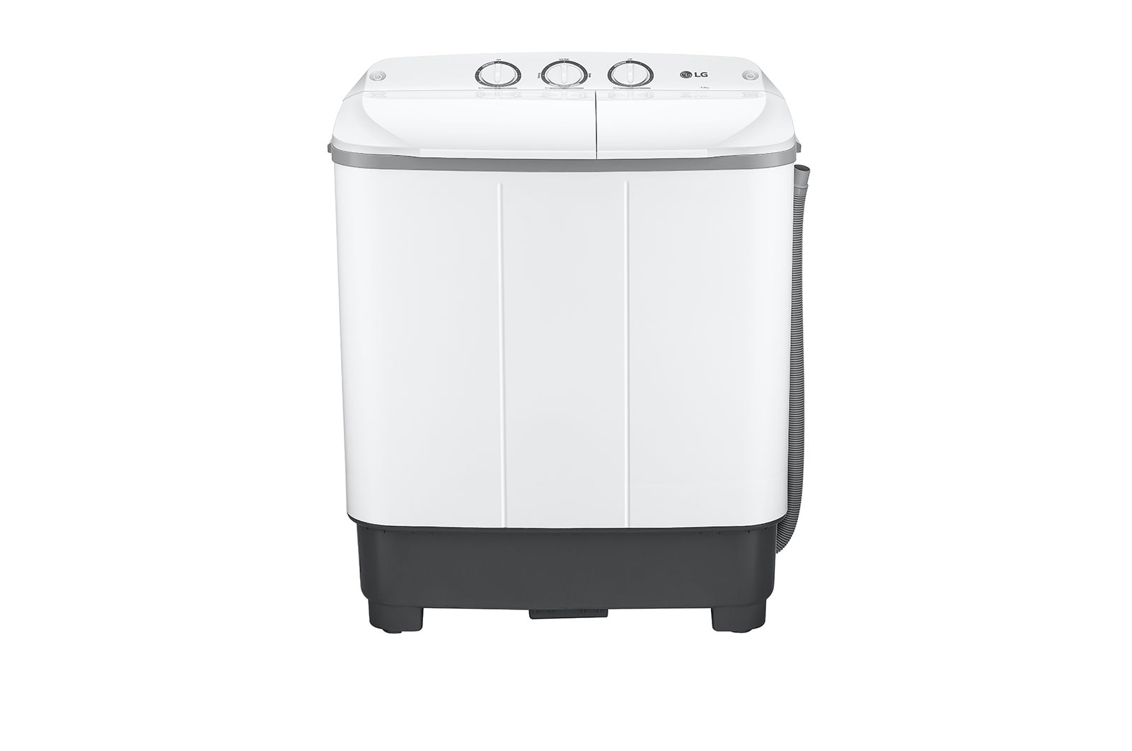 LG 7 kg Twin Tub Washing Machine, Semi Automatic with Soak Function, P700N