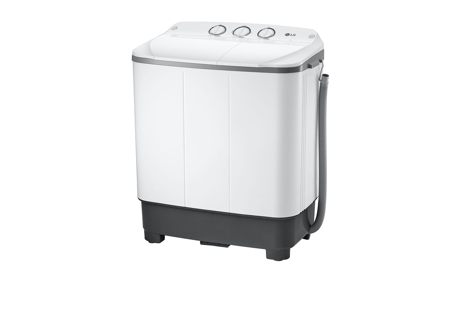 LG 7 kg Twin Tub Washing Machine, Semi Automatic with Soak Function, P700N