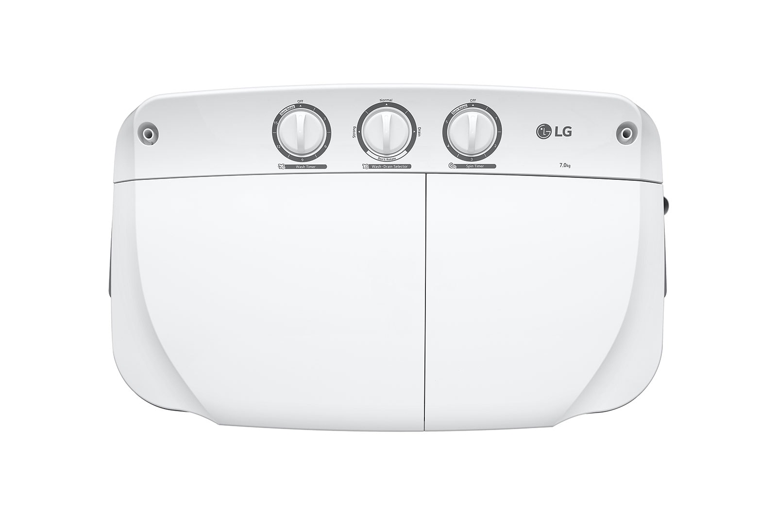 LG 7 kg Twin Tub Washing Machine, Semi Automatic with Soak Function, P700N