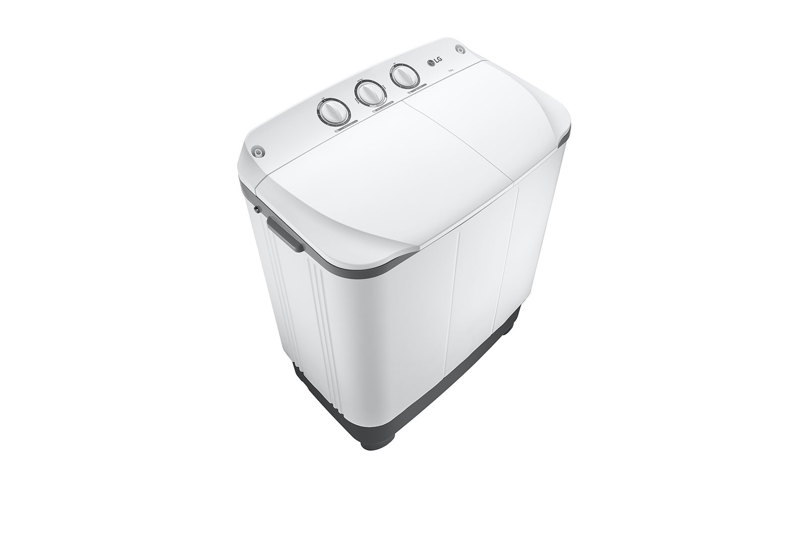 LG 7 kg Twin Tub Washing Machine, Semi Automatic with Soak Function, P700N