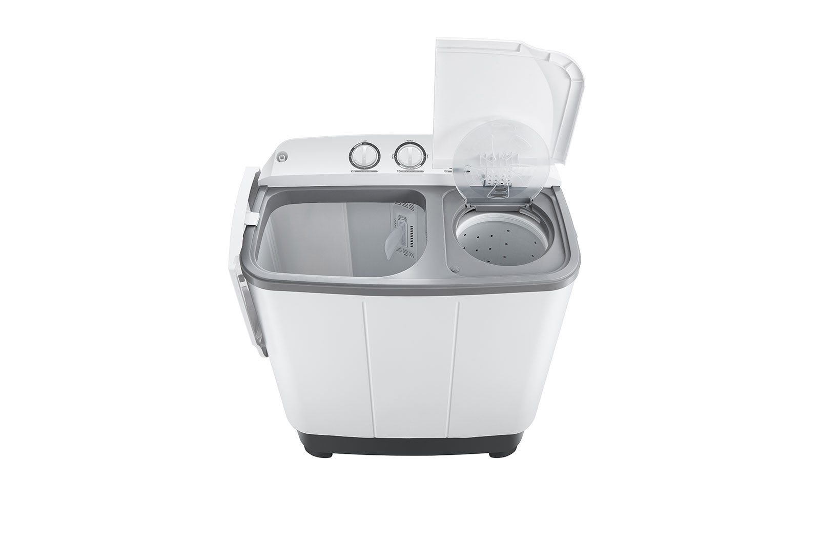 LG 7 kg Twin Tub Washing Machine, Semi Automatic with Soak Function, P700N