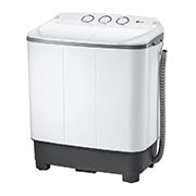 LG 7 kg Twin Tub Washing Machine, Semi Automatic with Soak Function, P700N