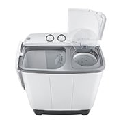 LG 7 kg Twin Tub Washing Machine, Semi Automatic with Soak Function, P700N