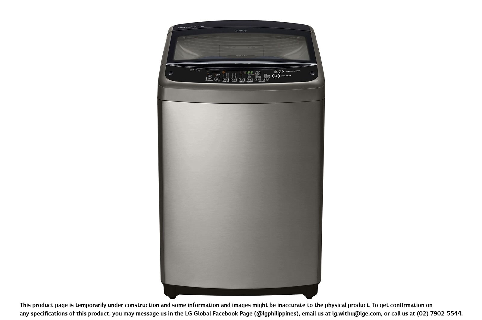 LG 17KG Top Load Washing Machine with 6 Motion Direct Drive, TH2517DSAV