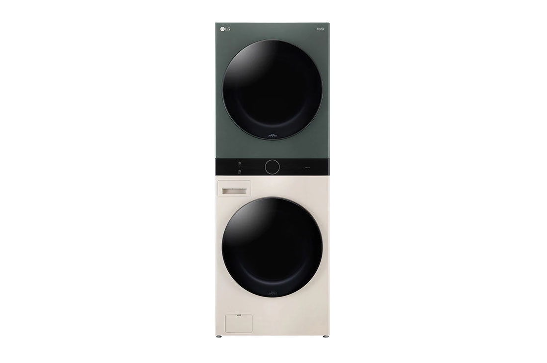 LG 14/10KG Objet WashTower™ All-In-One Stacked Washer Dryer, WT1410NHEG