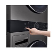 LG 21/17KG WashTower™ All-In-One Stacked Washer Dryer, WT2117NHB