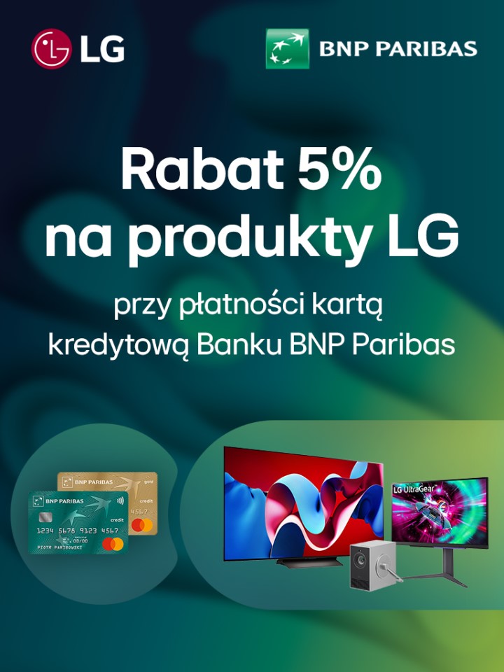promocja na kartę rabat 5 procent BNP Paribas