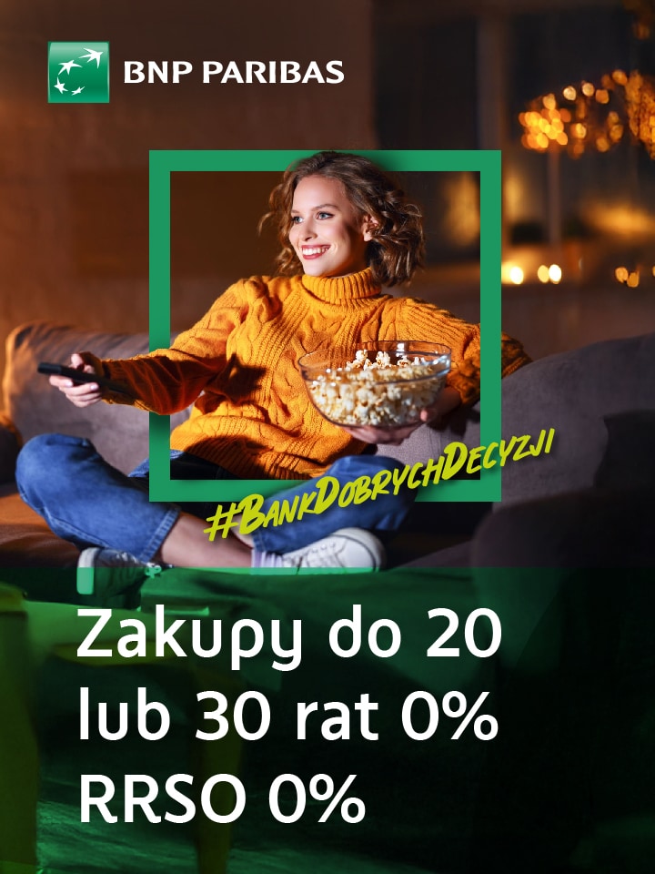 Zakupy z ratami 0% w BNP Paribas 