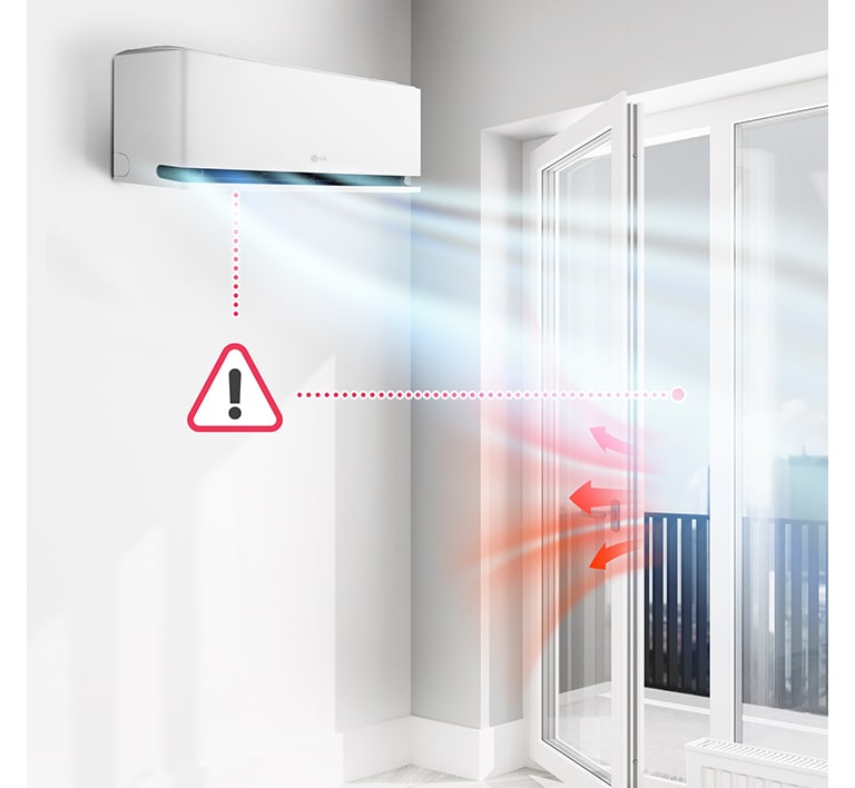 Funkcja wykywania otwartego okna rozpoznaje zmiany temperatury w pomieszczeniu. Tryb automatycznie przełącza się na energooszczędny.