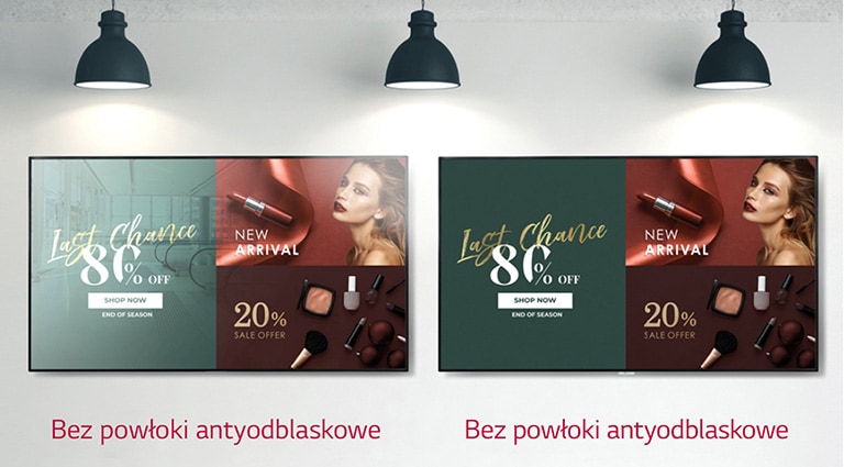 Czysty obraz dzięki powłoce antyodblaskowej