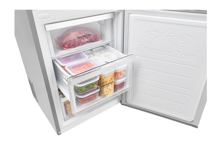 LG Lodówko-zamrażarka LG V+ 2,01m GBB60NSFFS, GBB60NSFFS