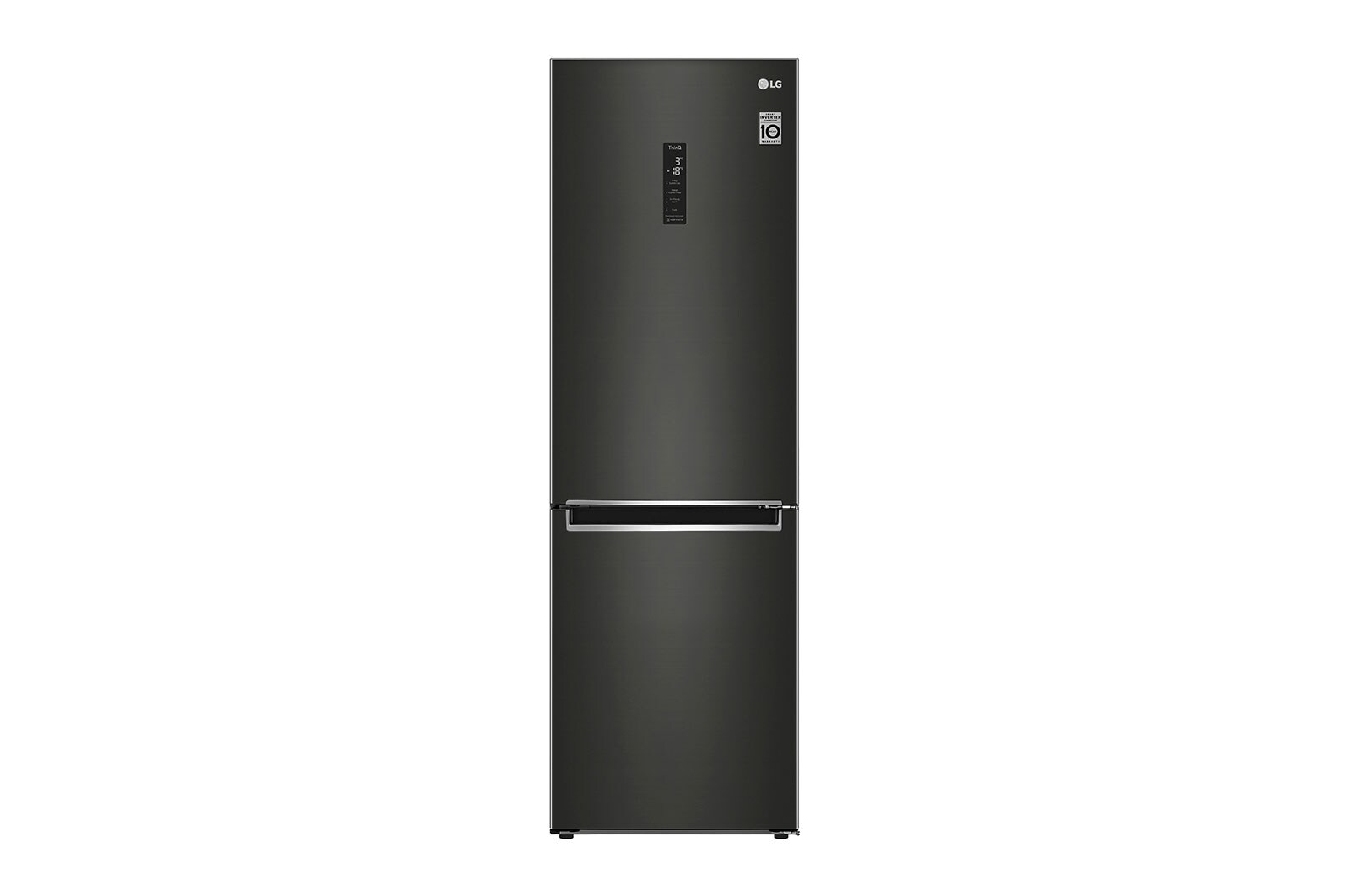 LG Lodówko-zamrażarka LG V+ | 1,86m | czarna | DoorCooling+™ | Total No Frost | 36db | LinearCooling™ | 341 L | GBF61BLHMN, GBB61BLHMN