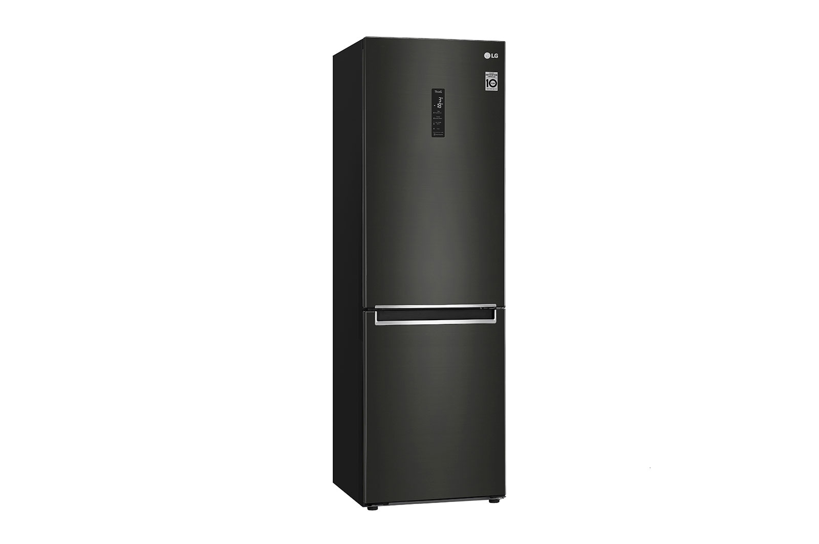 LG Lodówko-zamrażarka LG V+ | 1,86m | czarna | DoorCooling+™ | Total No Frost | 36db | LinearCooling™ | 341 L | GBF61BLHMN, GBB61BLHMN