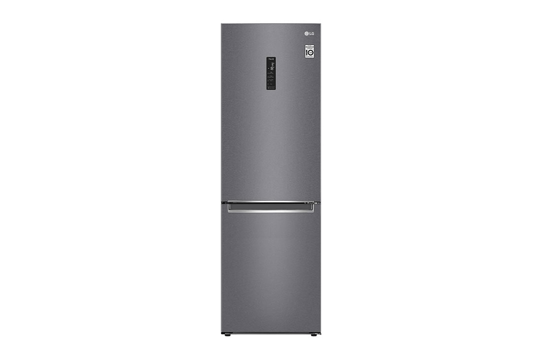 LG Lodówko-zamrażarka LG V+ | 1,86m | srebrna | DoorCooling+™ | Total No Frost | 36db | LinearCooling™ | 341 L | GBB61DSHMN, GBB61DSHMN