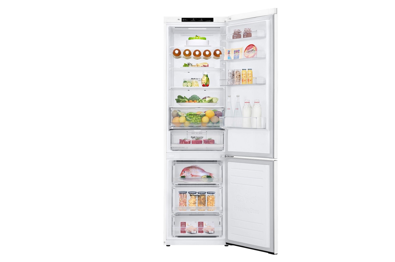 LG Lodówko-zamrażarka LG V+ 2,03m GBB62SWGFN, GBB62SWGFN