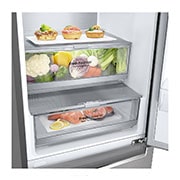 LG Lodówko-zamrażarka LG V+ | 2,03m | srebrna | klasa C | DoorCooling+™ | GBB72MBVCN1, GBB72MBVCN1