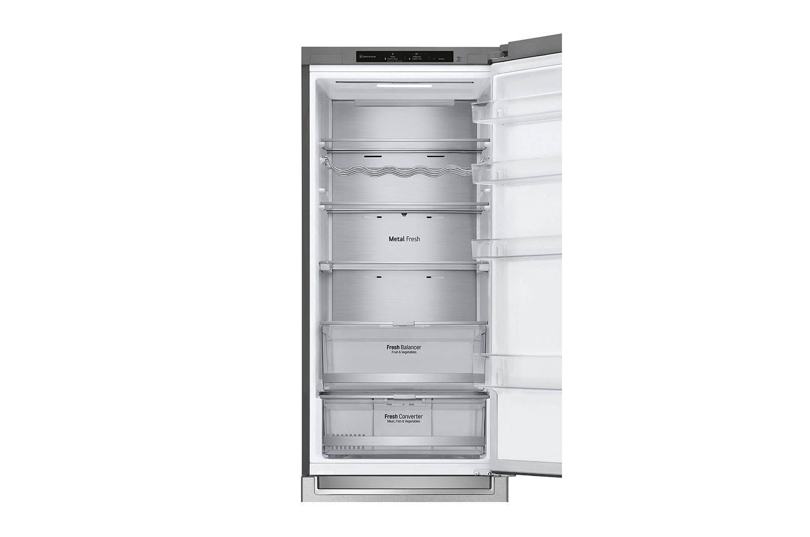 LG Lodówko-zamrażarka LG V+ | 2,03m | srebrna | klasa C | DoorCooling+™ | GBB72MBVCN1, GBB72MBVCN1