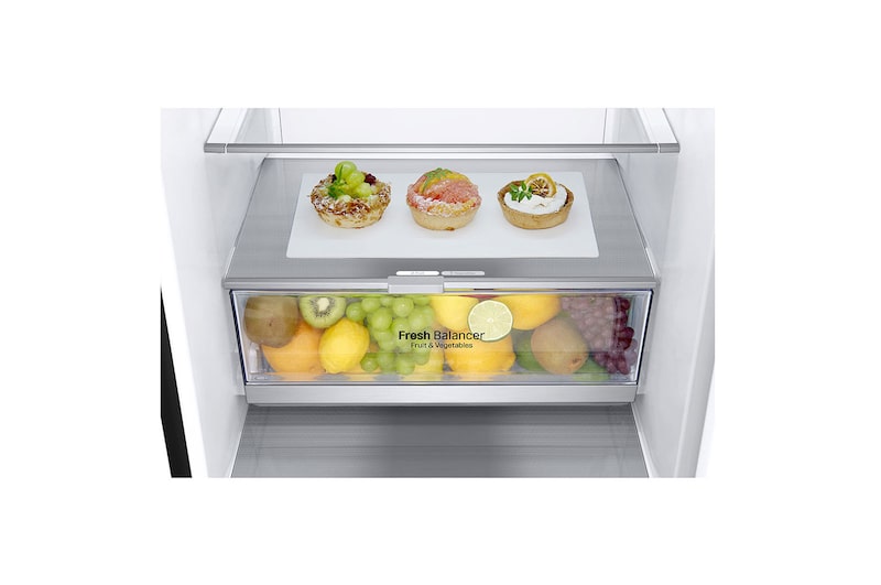 LG Lodówko-zamrażarka LG V+ | 2,03m | ThinQ | ciemny grafit mat | DoorCooling+ | Total No Frost | klasa E | GBB72MCDMN, GBB72MCDMN