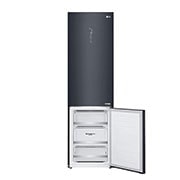 LG Lodówko-zamrażarka LG | Ciemny grafit | 2.03 m | 384 L | Klasa C | DoorCooling+ | LINEARCooling | Total No Frost | Składana półka | Półka na wino | GBB92MCACP1, GBB92MCACP1