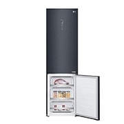 LG Lodówko-zamrażarka LG | Ciemny grafit | 2.03 m | 384 L | Klasa C | DoorCooling+ | LINEARCooling | Total No Frost | Składana półka | Półka na wino | GBB92MCACP1, GBB92MCACP1