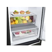 LG Lodówko-zamrażarka LG V+ | 1,86m | czarna | DoorCooling+™ | Total No Frost | 36db | LinearCooling™ | 341 L | GBF61BLHMN, GBF61BLHMN