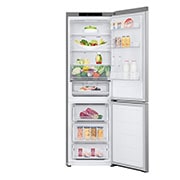 LG Lodówko-zamrażarka LG | srebrna | 1.86 m | klasa C | DoorCooling+™ |Total No Frost | ZeroClearance | 344 L | GBV3100CPY, GBV3100CPY