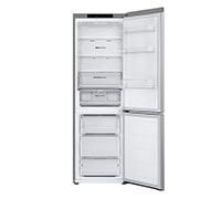 LG Lodówko-zamrażarka LG | srebrna | 1.86 m | klasa C | DoorCooling+™ |Total No Frost | ZeroClearance | 344 L | GBV3100CPY, GBV3100CPY