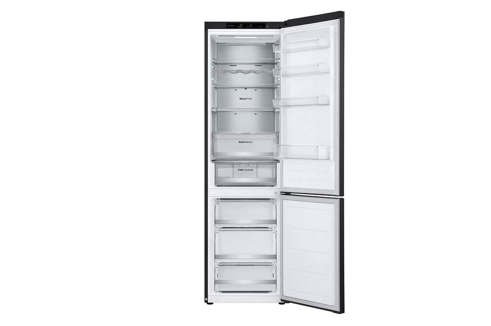 LG Lodówko-zamrażarka LG | ciemny grafit | 2.03 m |  klasa A | DoorCooling+™ | Total No Frost | Cicha - 35 db | GBV7280AEV, GBV7280AEV