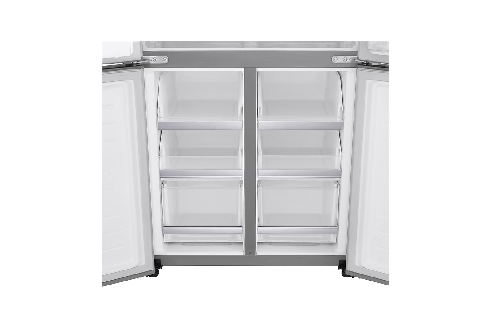 LG Lodówko-zamrażarka LG Multidoor | srebrna | ThinQ | Total No Frost | klasa F | 506 L | GML844PZ6F, GML844PZ6F