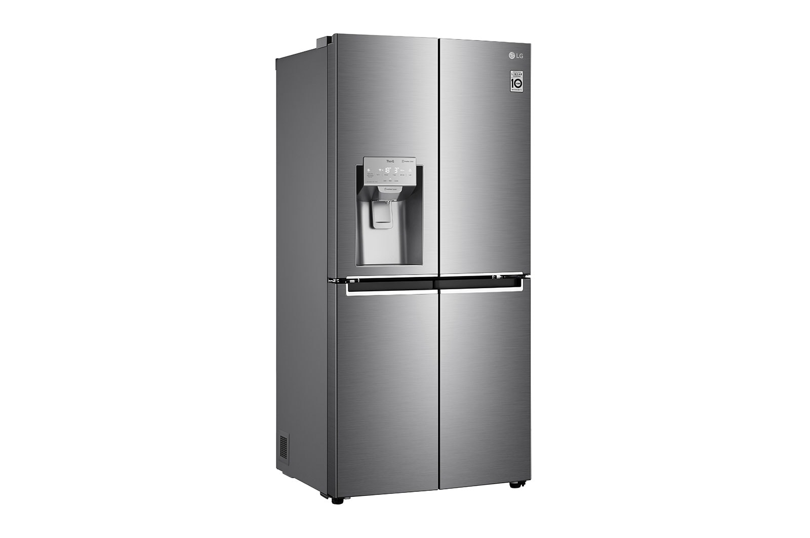 LG Lodówko-zamrażarka LG Multidoor | srebrna | ThinQ | Total No Frost | klasa F | 506 L | GML844PZ6F, GML844PZ6F