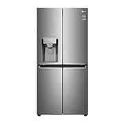 LG Lodówko-zamrażarka LG Multidoor | srebrna | ThinQ | Total No Frost | klasa F | 506 L | GML844PZ6F, GML844PZ6F