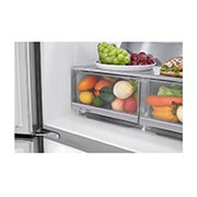 LG Lodówko-zamrażarka LG Multidoor | srebrna | ThinQ | Total No Frost | klasa F | 506 L | GML844PZ6F, GML844PZ6F