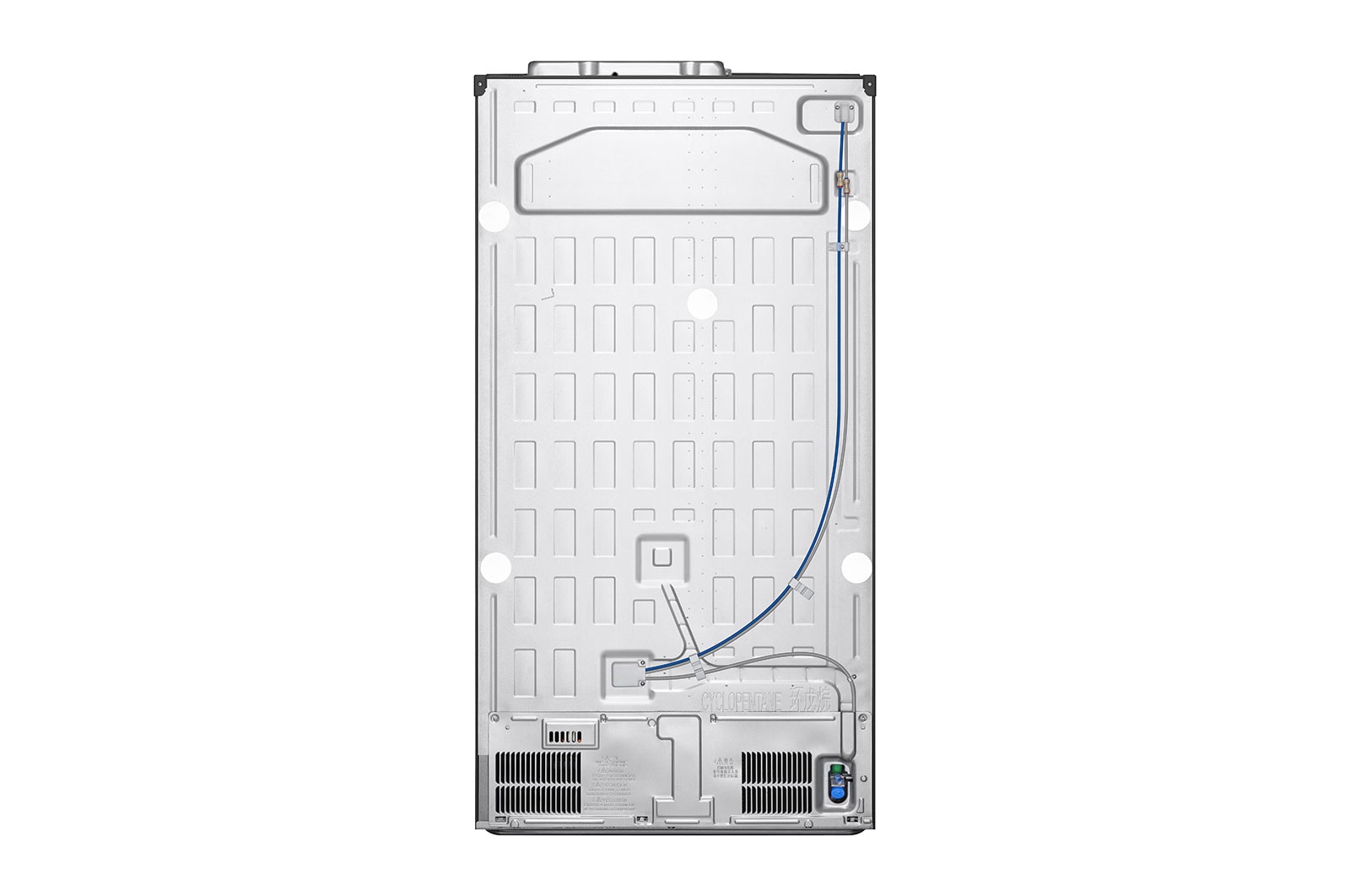 LG  Lodówka LG side by side | Ciemny grafit | Szyba InstaView| 635 L | Klasa E | ThinQ| DoorCooling+ | Kostkarka |  Total No Frost | GSGV80EPLL, GSGV80EPLL